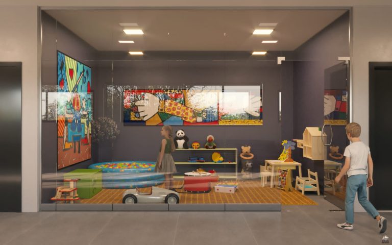 Espaço que segue a metodologia Montessoriana, que traz grandes benefícios ao desenvolvimento das crianças. A decoração da sala proporciona uma grande conexão com obras de arte, recheando este espaço cultural.